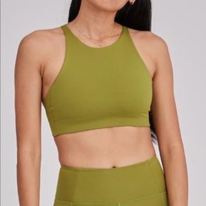 Girlfriend collective topanga bra in ivy